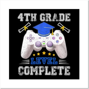 4th Grade Level Complete Gamer Class Of 2024 Posters and Art